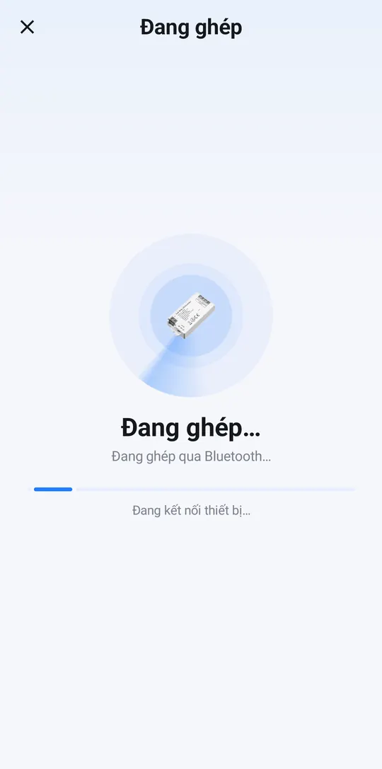 Màn Đang ghép với hình driver đèn